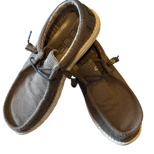 Hey Dudes Men 12 Brown Wally Slip on Shoe